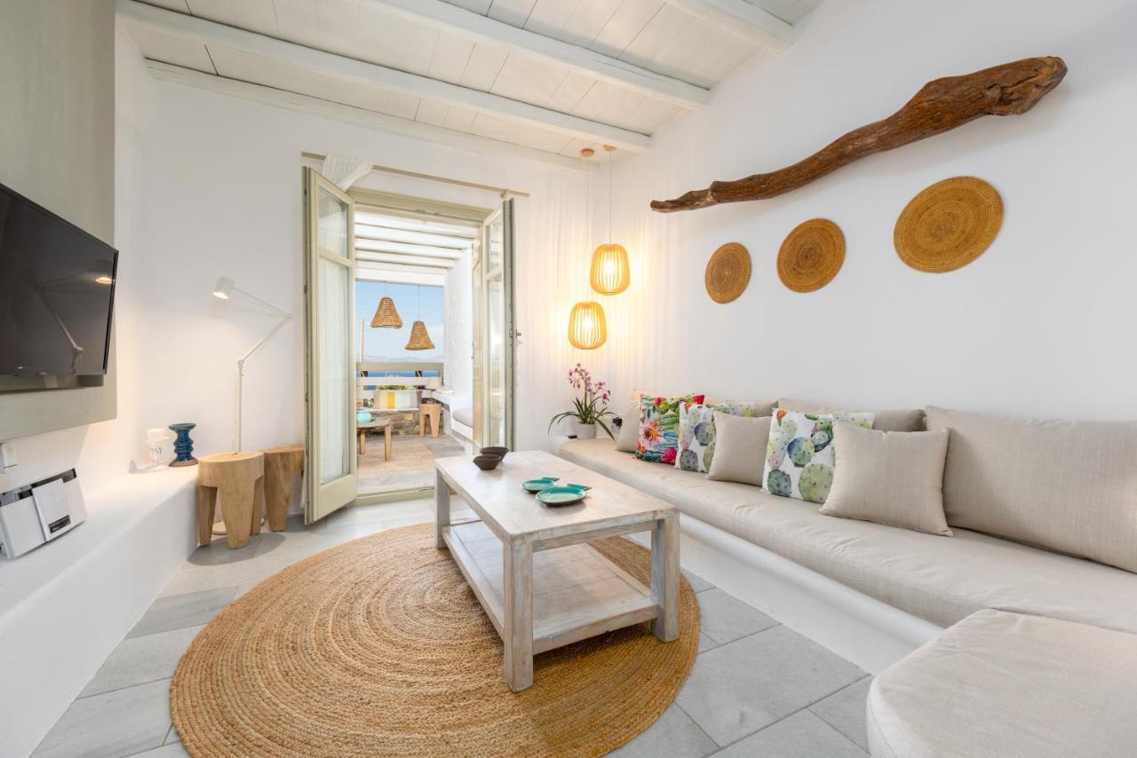Kallirroe Deluxe Villa With Sea View And Pool Chrisi Akti  Eksteriør billede
