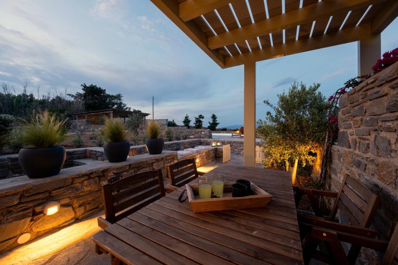Kallirroe Deluxe Villa With Sea View And Pool Chrisi Akti  Eksteriør billede