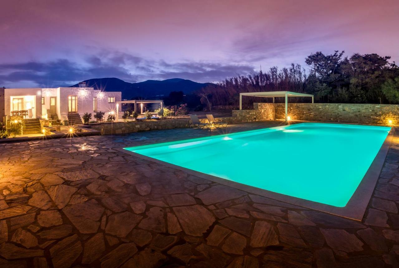 Kallirroe Deluxe Villa With Sea View And Pool Chrisi Akti  Eksteriør billede